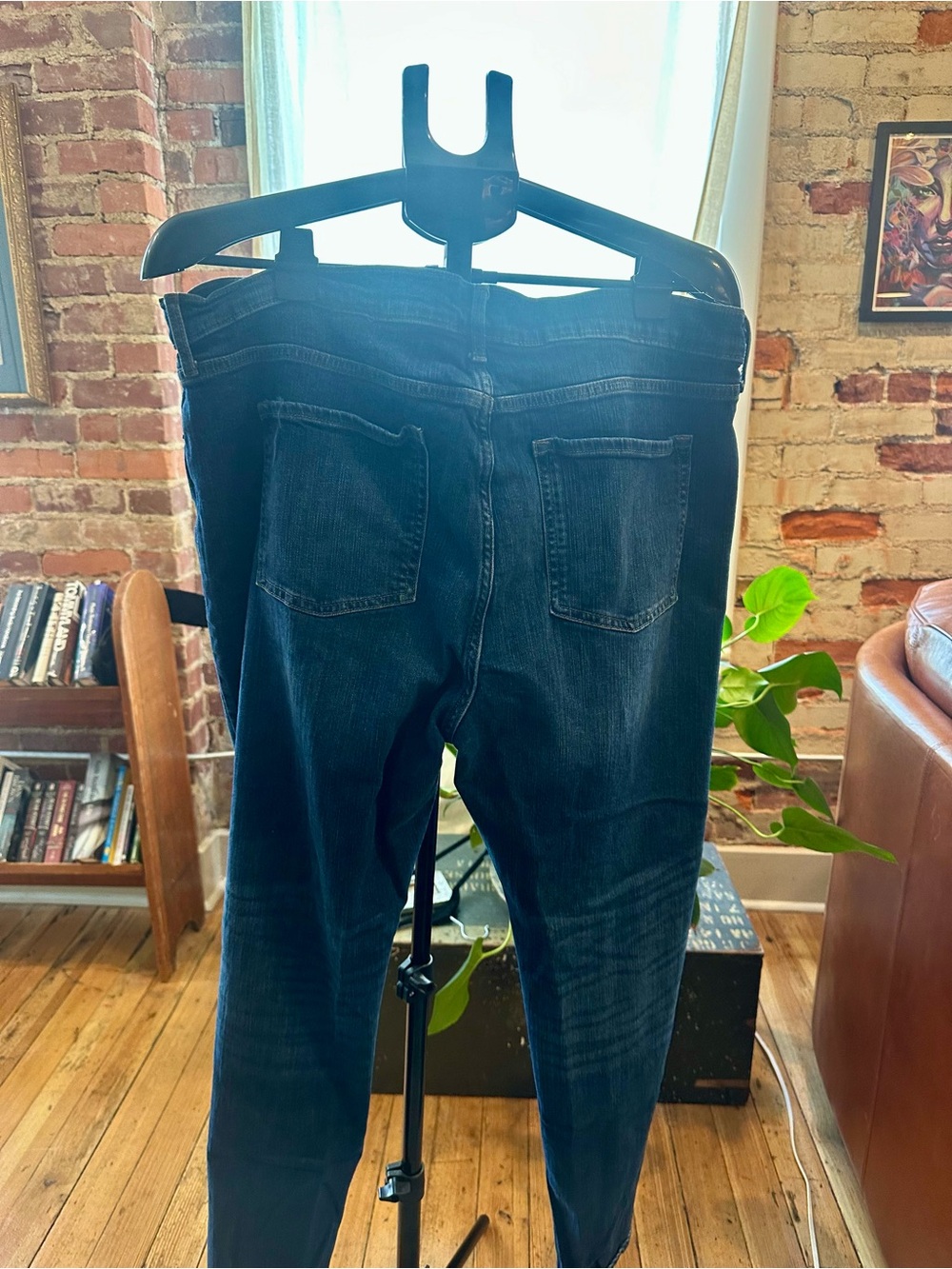 Banana Republic Women's Dark Blue Girlfriend Jeans